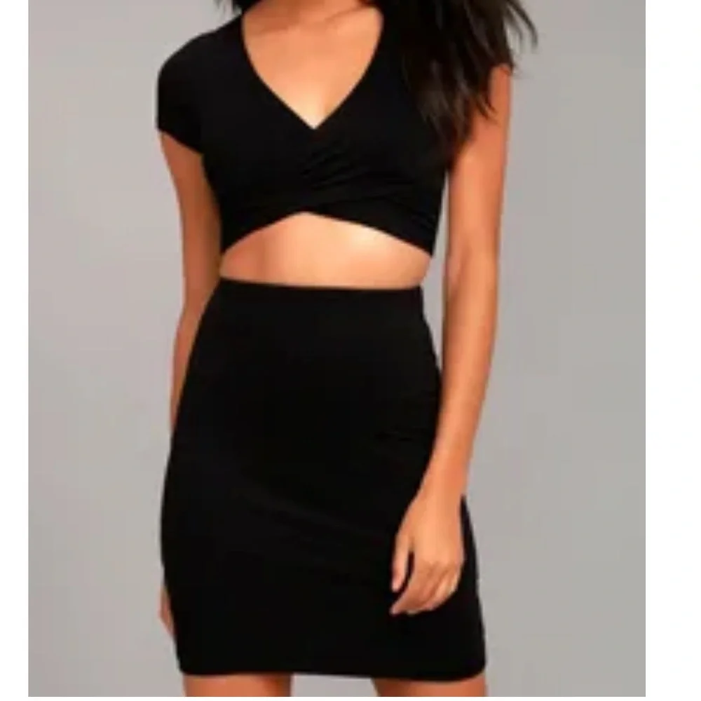 Women's Black Cutout Bodycon Dress